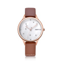 RE 086 Lady Quartz Watch Fashion Dress Bracelet Brand Leather Multi Colored Crystal Wristwatches Elegant Women Watches